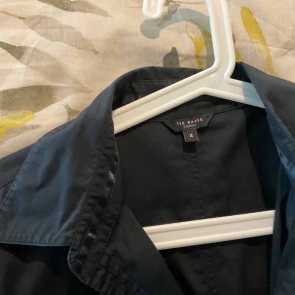 Ted Baker black shirt London in size 4 - Picture 3 of 4